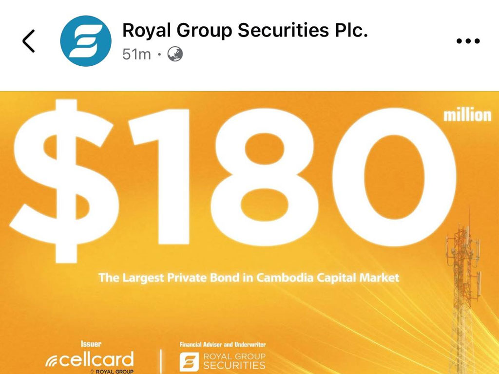 Supporting Capital Market Growth through Landmark Bond Issuance - Sithisak  Law Office